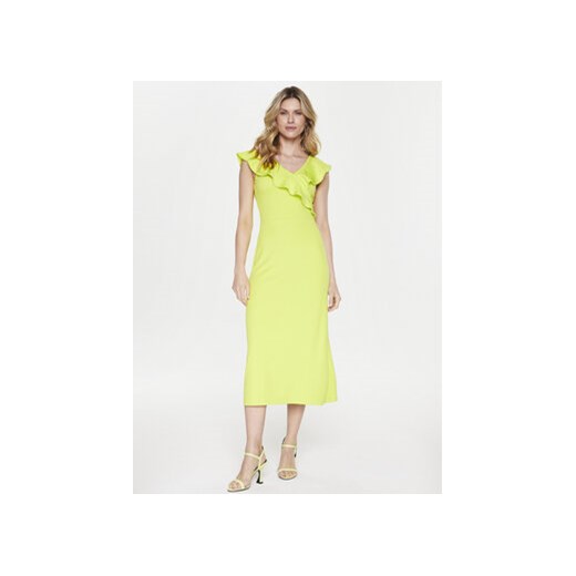 Silvian Heach Sukienka codzienna GPP23299VE Żółty Regular Fit ze sklepu MODIVO w kategorii Sukienki - zdjęcie 168610733