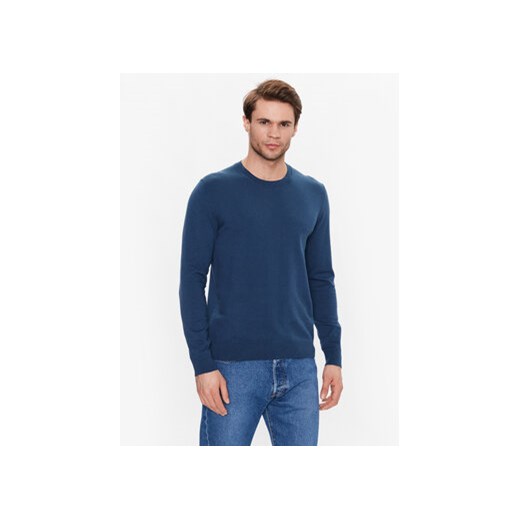 Sisley Sweter 10F2S1C78 Niebieski Regular Fit ze sklepu MODIVO w kategorii Swetry męskie - zdjęcie 168611140