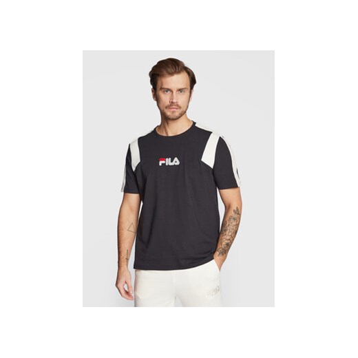 Fila T-Shirt Bormio FAM0175 Czarny Regular Fit ze sklepu MODIVO w kategorii T-shirty męskie - zdjęcie 168611144