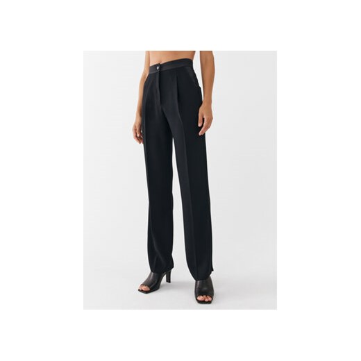 Marella Spodnie materiałowe Natif 2331360733 Czarny Relaxed Fit ze sklepu MODIVO w kategorii Spodnie damskie - zdjęcie 168611752