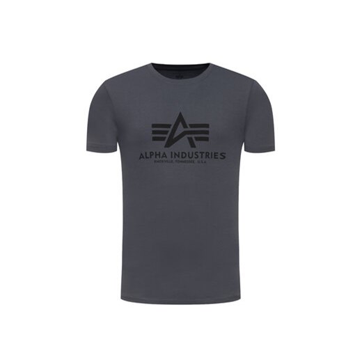 Alpha Industries T-Shirt Basic 100501 Szary Regular Fit Alpha Industries S MODIVO