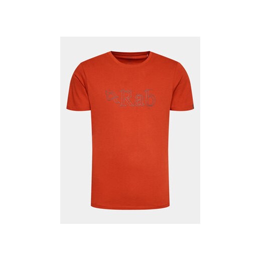 Rab T-Shirt Stance QCB-33 Czerwony Regular Fit ze sklepu MODIVO w kategorii T-shirty męskie - zdjęcie 168611902