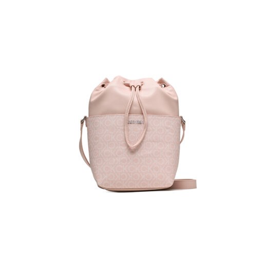 Calvin Klein Torebka Must Bucket Bag Sm Mono K60K609390 Różowy ze sklepu MODIVO w kategorii Torebki worki - zdjęcie 168612434