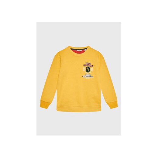 Guess Bluza L3RQ01 KBLB0 Żółty Regular Fit ze sklepu MODIVO w kategorii Bluzy chłopięce - zdjęcie 168612793