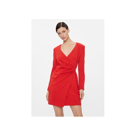 Marella Sukienka koktajlowa Sosta 2336260336200 Czerwony Regular Fit ze sklepu MODIVO w kategorii Sukienki - zdjęcie 168613020