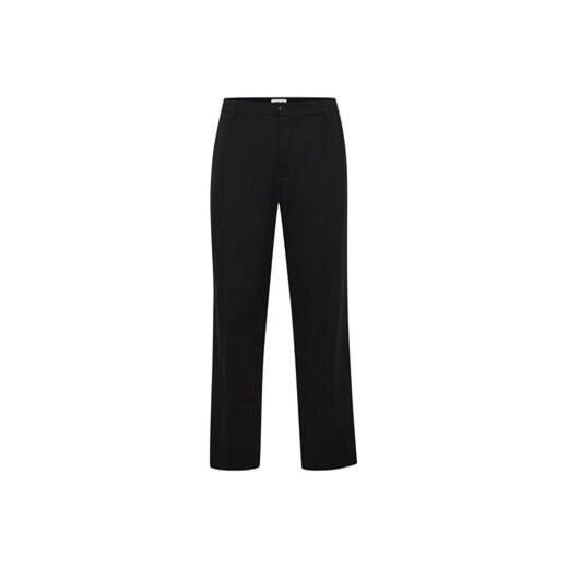 Solid Spodnie materiałowe 21107039 Czarny Regular Fit Solid 31_32 MODIVO