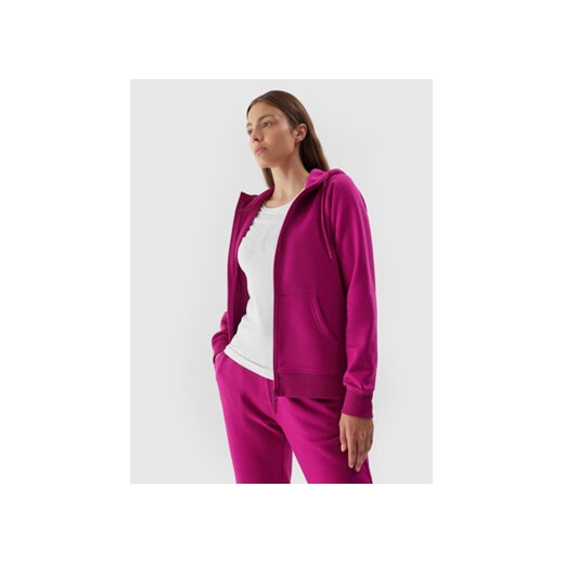 4F Bluza 4FAW23TSWSF0730 Różowy Regular Fit ze sklepu MODIVO w kategorii Bluzy damskie - zdjęcie 168613523