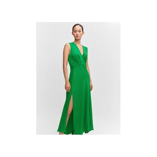 Mango Sukienka koktajlowa Manzana 57053799 Zielony Regular Fit Mango L MODIVO