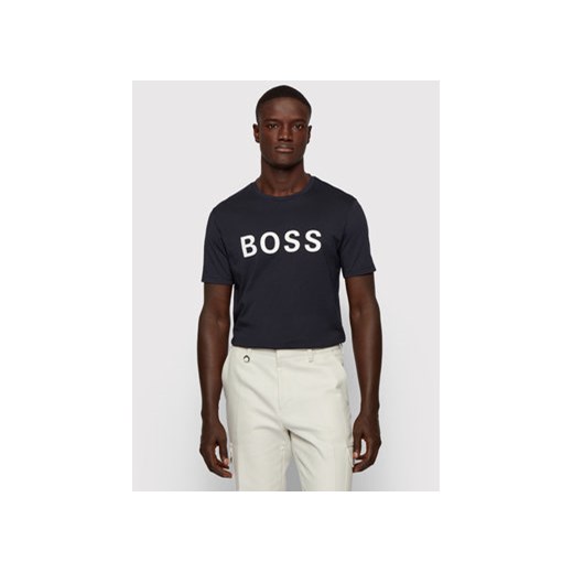Boss T-Shirt Tiburt 171_BB 50430889 Granatowy Regular Fit ze sklepu MODIVO w kategorii T-shirty męskie - zdjęcie 168614121