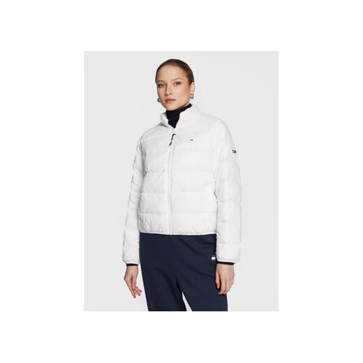 Tommy Jeans Kurtka puchowa DW0DW14929 Biały Regular Fit Tommy Jeans XXS promocja MODIVO