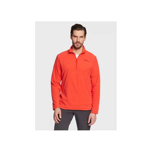Jack Wolfskin Polar Taunus 1709522 Czerwony Regular Fit ze sklepu MODIVO w kategorii Bluzy męskie - zdjęcie 168615053