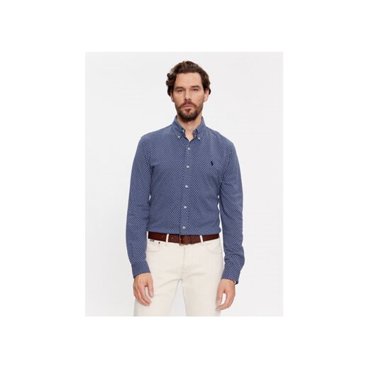 Polo Ralph Lauren Koszula 710926698001 Granatowy Regular Fit ze sklepu MODIVO w kategorii Koszule męskie - zdjęcie 168615061