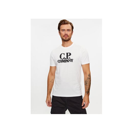 C.P. Company T-Shirt 15CMTS238A 005100W Biały Regular Fit XXL okazja MODIVO