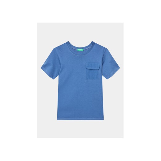 United Colors Of Benetton T-Shirt 3096G1097 Niebieski Regular Fit ze sklepu MODIVO w kategorii T-shirty chłopięce - zdjęcie 168615480