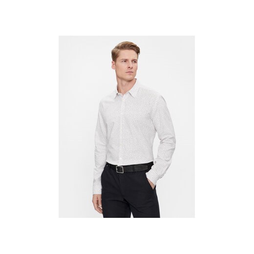 Boss Koszula S-Liam-Kent-C1-233 50510014 Biały Regular Fit ze sklepu MODIVO w kategorii Koszule męskie - zdjęcie 168615960