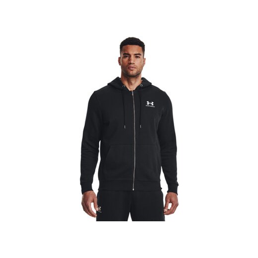Under Armour Bluza UA Essential Fleece FZ Hood 1373881 Czarny Regular Fit Under Armour M MODIVO wyprzedaż
