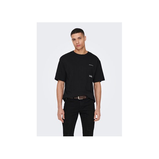 Only & Sons T-Shirt 22025268 Czarny Relaxed Fit ze sklepu MODIVO w kategorii T-shirty męskie - zdjęcie 168616071