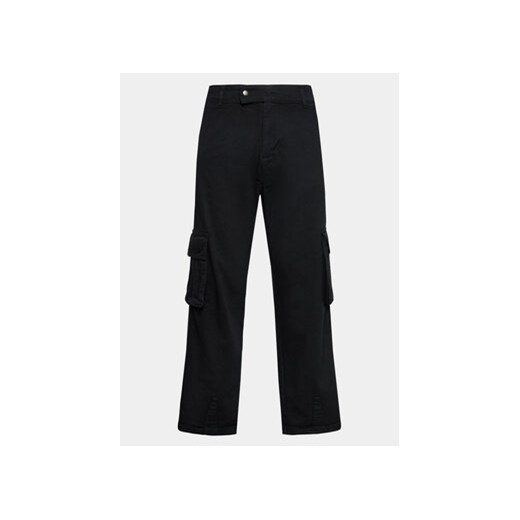 Night Addict Spodnie materiałowe MTR-NAARLO Czarny Regular Fit ze sklepu MODIVO w kategorii Spodnie męskie - zdjęcie 168616114