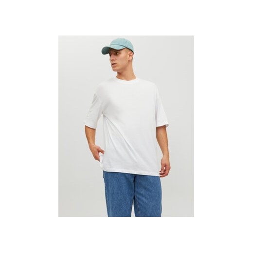 Jack&Jones T-Shirt Brink 12185628 Biały Loose Fit ze sklepu MODIVO w kategorii T-shirty męskie - zdjęcie 168616231