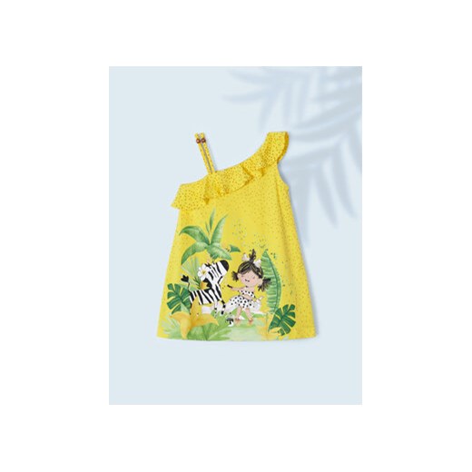 Mayoral Sukienka letnia 3935 Żółty ze sklepu MODIVO w kategorii Sukienki dziewczęce - zdjęcie 168616412