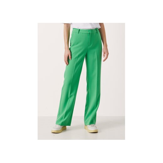 Part Two Spodnie materiałowe Nadja 30306618 Zielony Classic Fit ze sklepu MODIVO w kategorii Spodnie damskie - zdjęcie 168616680