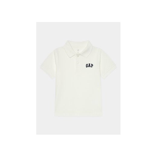 Gap Polo 857486-00 Biały Regular Fit ze sklepu MODIVO w kategorii T-shirty chłopięce - zdjęcie 168616690