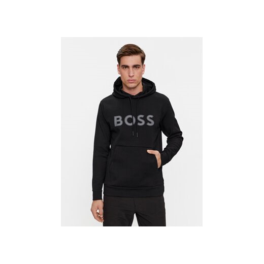 Boss Bluza Soody 1 50504750 Czarny Regular Fit ze sklepu MODIVO w kategorii Bluzy męskie - zdjęcie 168617020