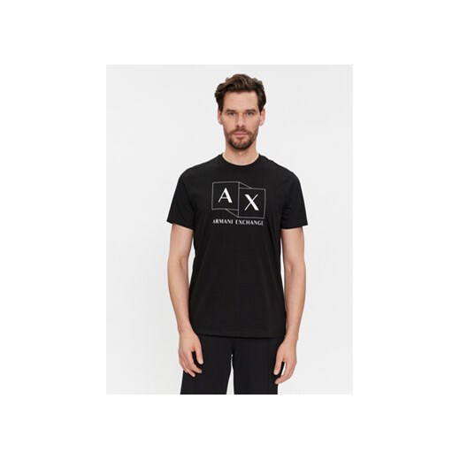 Armani Exchange T-Shirt 3DZTAD ZJ9AZ 1200 Czarny Regular Fit ze sklepu MODIVO w kategorii T-shirty męskie - zdjęcie 168617111