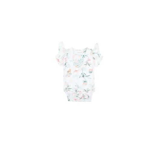 Jamiks Body dziecięce Ola JLF161 Biały Regular Fit ze sklepu MODIVO w kategorii Body niemowlęce - zdjęcie 168617144