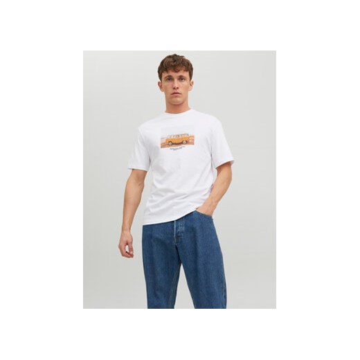 Jack&Jones T-Shirt Copenhagen 12227781 Biały Regular Fit ze sklepu MODIVO w kategorii T-shirty męskie - zdjęcie 168617232
