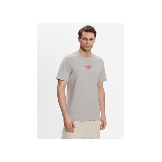 Outhorn T-Shirt TTSHM451 Szary Regular Fit ze sklepu MODIVO w kategorii T-shirty męskie - zdjęcie 168617581