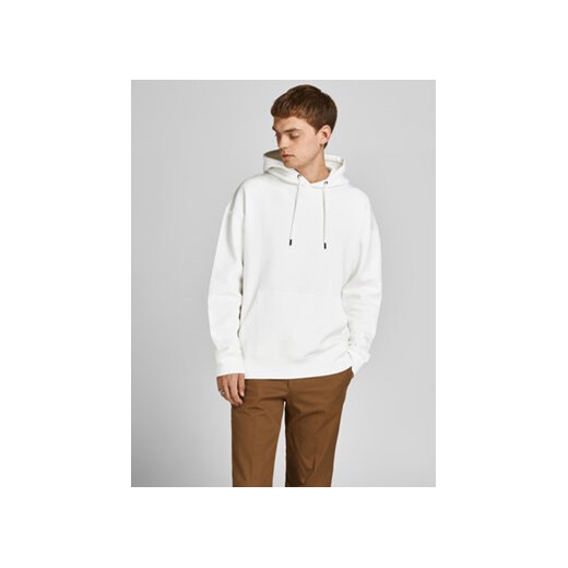 Jack&Jones Bluza Star 12208157 Biały Relaxed Fit ze sklepu MODIVO w kategorii Bluzy męskie - zdjęcie 168617722