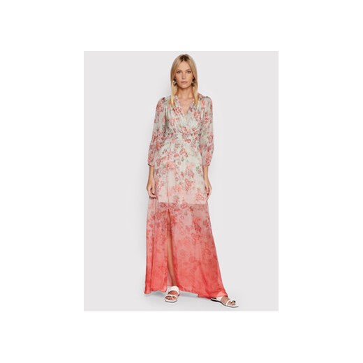 Guess Sukienka letnia W2GK58 WE550 Kolorowy Regular Fit ze sklepu MODIVO w kategorii Sukienki - zdjęcie 168617763