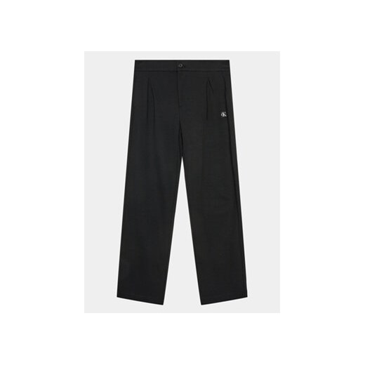 Calvin Klein Jeans Spodnie materiałowe Ceremony IB0IB01936 Czarny Regular Fit ze sklepu MODIVO w kategorii Spodnie chłopięce - zdjęcie 168617991