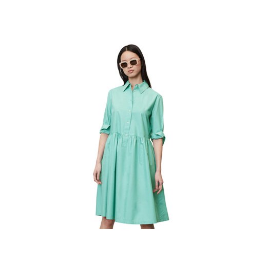 Marc O'Polo Sukienka koszulowa 303104121111 Niebieski Regular Fit ze sklepu MODIVO w kategorii Sukienki - zdjęcie 168618181