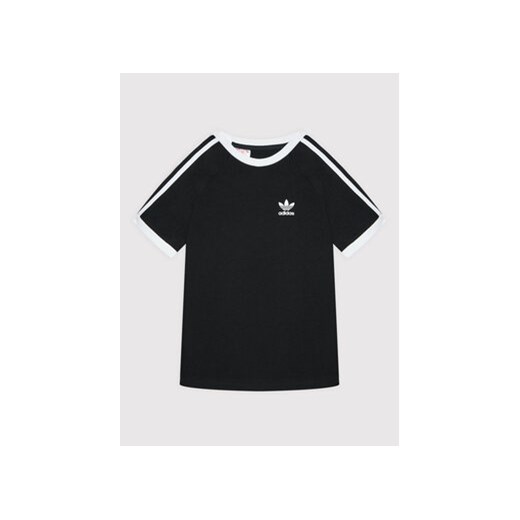 adidas T-Shirt 3-Stripe H35545 Czarny Regular Fit ze sklepu MODIVO w kategorii T-shirty chłopięce - zdjęcie 168618221