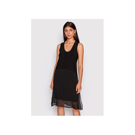 DKNY Sukienka letnia P22DAEJR Czarny Regular Fit ze sklepu MODIVO w kategorii Sukienki - zdjęcie 168618353