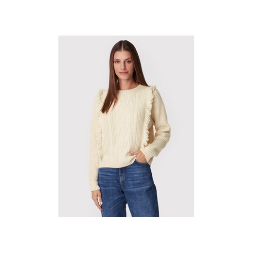 Marella Sweter Adagio 33662227 Beżowy Relaxed Fit Marella XL MODIVO