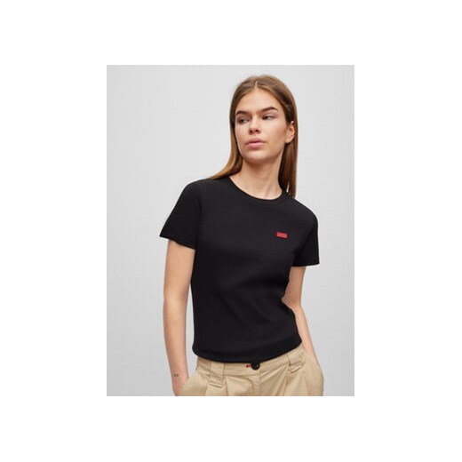 Hugo T-Shirt 50478510 Czarny Regular Fit ze sklepu MODIVO w kategorii Bluzki damskie - zdjęcie 168618652