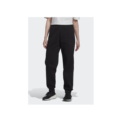 adidas Spodnie dresowe All Szn HK0439 Czarny Relaxed Fit ze sklepu MODIVO w kategorii Spodnie damskie - zdjęcie 168618712