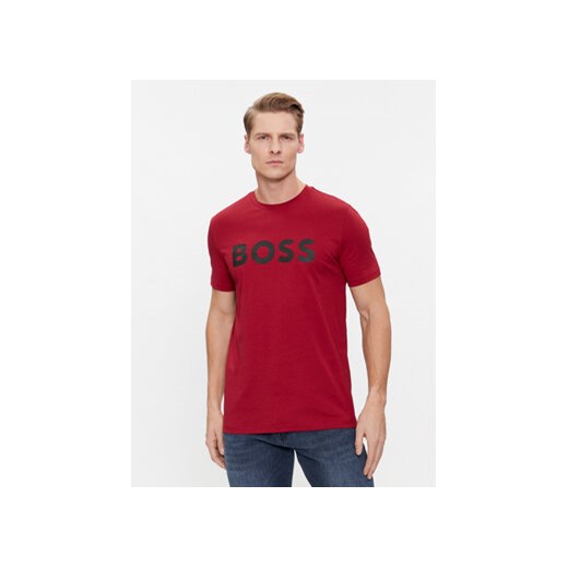 Boss T-Shirt Thinking 1 50481923 Czerwony Regular Fit ze sklepu MODIVO w kategorii T-shirty męskie - zdjęcie 168618740