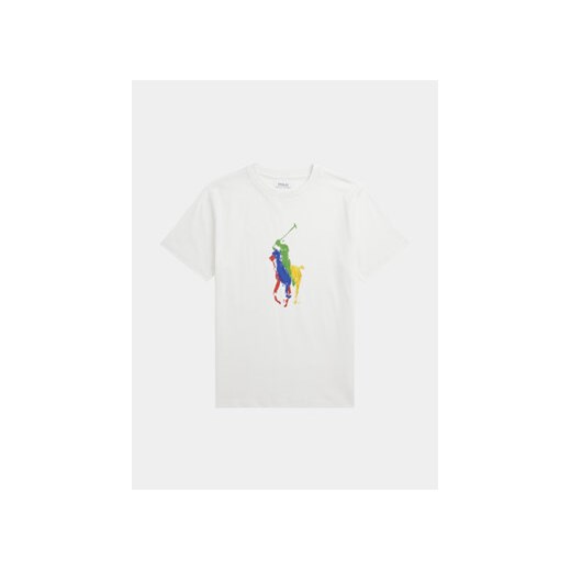 Polo Ralph Lauren T-Shirt Ss Cn 323925614001 Biały Regular Fit ze sklepu MODIVO w kategorii T-shirty chłopięce - zdjęcie 168619063