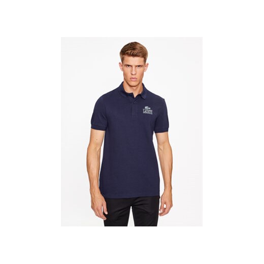 Lacoste Polo PH1136 Granatowy Regular Fit ze sklepu MODIVO w kategorii T-shirty męskie - zdjęcie 168619064