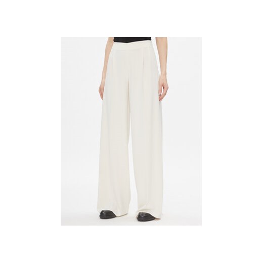 MAX&Co. Spodnie materiałowe Damina Biały Wide Leg ze sklepu MODIVO w kategorii Spodnie damskie - zdjęcie 168619823