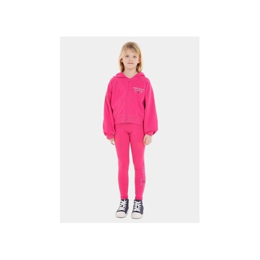Tommy Hilfiger Bluza KG0KG07591 Różowy Regular Fit ze sklepu MODIVO w kategorii Bluzy dziewczęce - zdjęcie 168619883