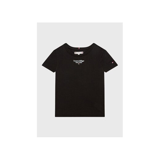 Tommy Hilfiger T-Shirt Graphic KG0KG07083 D Czarny Regular Fit ze sklepu MODIVO w kategorii T-shirty chłopięce - zdjęcie 168619953