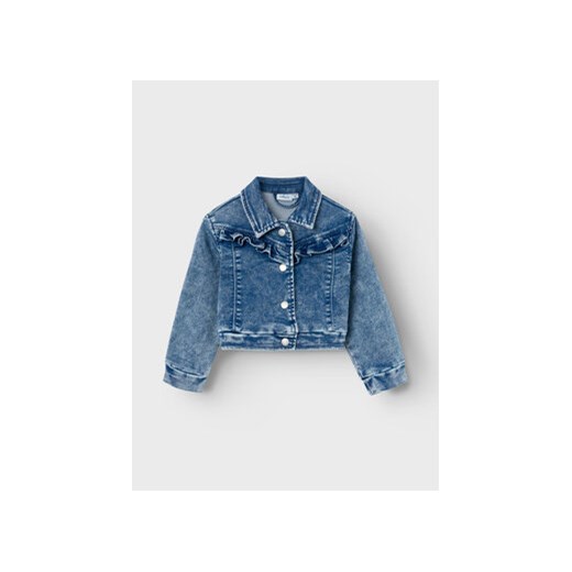 NAME IT Kurtka jeansowa Emma 13226505 Niebieski Regular Fit ze sklepu MODIVO w kategorii Kombinezony i kurtki - zdjęcie 168620222