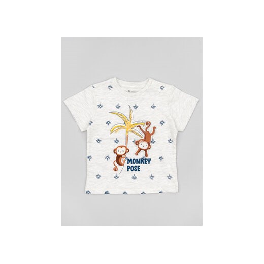 Zippy T-Shirt ZBBAP0303 23020 Beżowy Regular Fit ze sklepu MODIVO w kategorii T-shirty chłopięce - zdjęcie 168620390