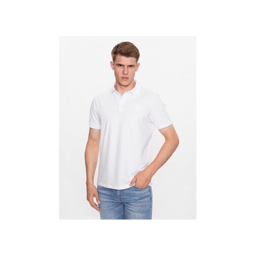 KARL LAGERFELD Polo 745401 533221 Biały Regular Fit ze sklepu MODIVO w kategorii T-shirty męskie - zdjęcie 168620442