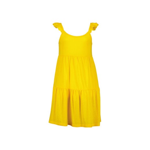 Blue Seven Sukienka letnia 528112 X Żółty Regular Fit ze sklepu MODIVO w kategorii Sukienki dziewczęce - zdjęcie 168620542